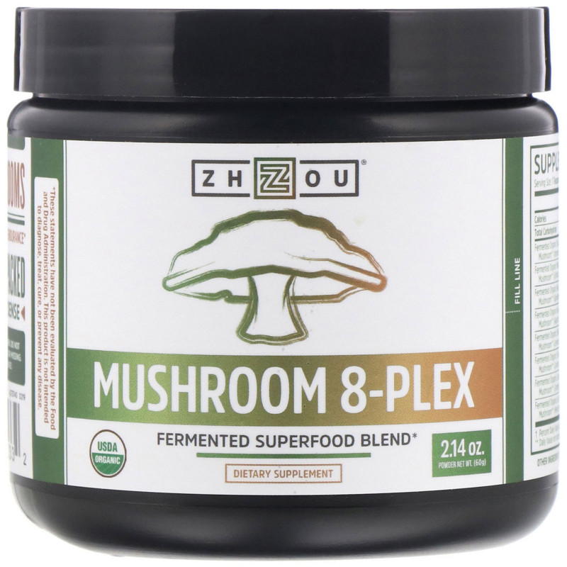 Zhou Nutrition, Mushroom 8-Plex Powder, 2.14 oz (60 g)