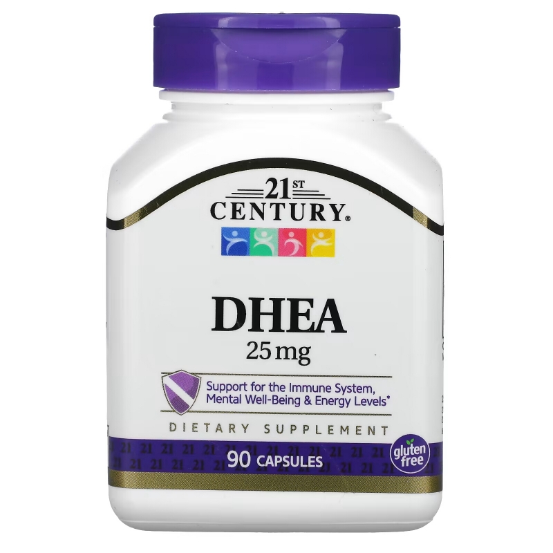 21st Century Health Care DHEA (дегидроэпиандростерон) -25 мг 90 капсул