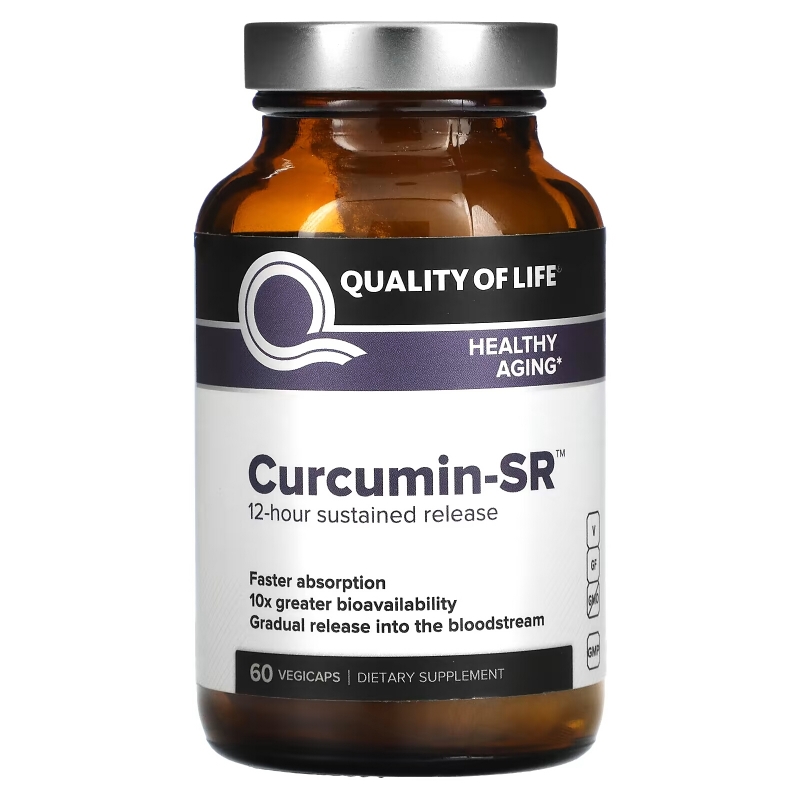 Quality of Life Labs, Curcumin-SR, 60 Vegicaps