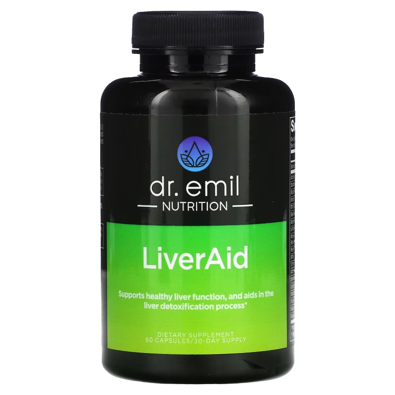 Dr. Emil Nutrition, LiverAid, 60 Capsules