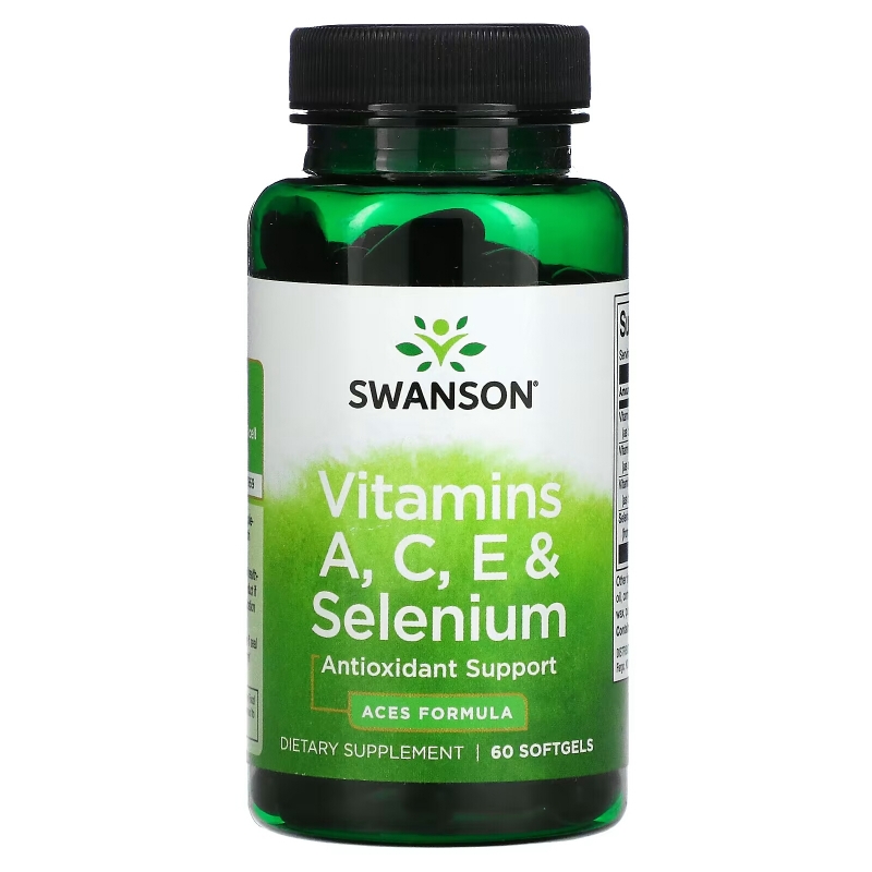 Swanson, Vitamin A, C, E & Selenium, 60 Softgels