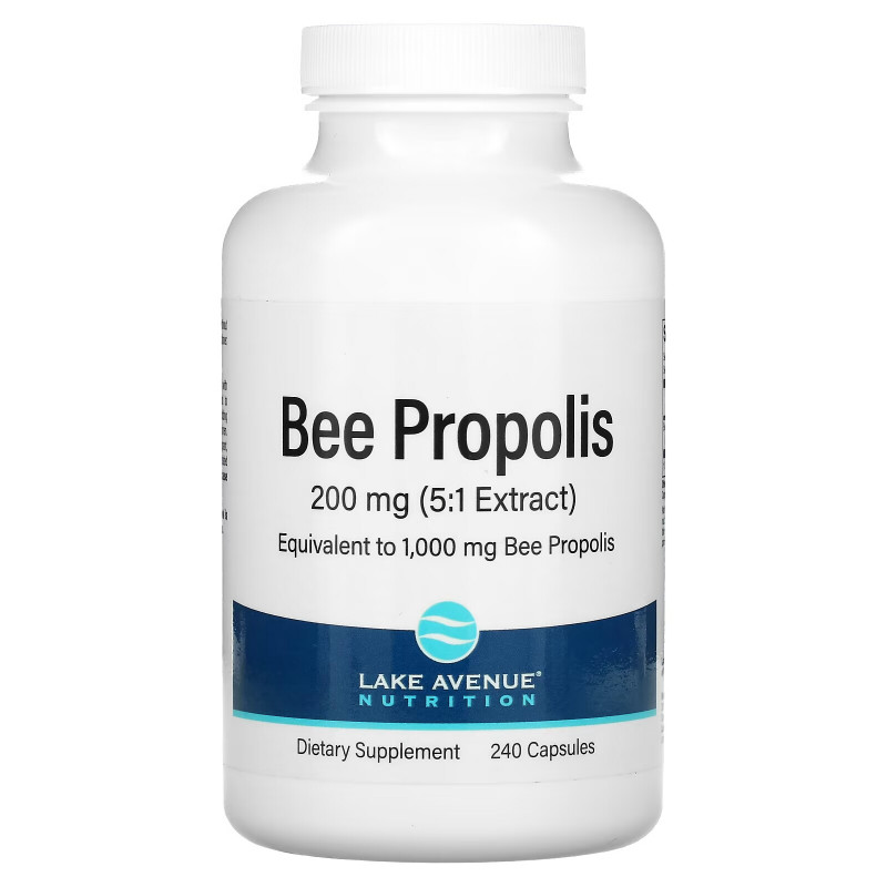 Lake Avenue Nutrition, Bee Propolis, 5:1 Extract, 1,000 mg, 240 Veggie Capsules